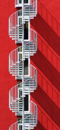 spiral-staircase-and-shadows-red-white spiral-staircase-and-shadows-red-white